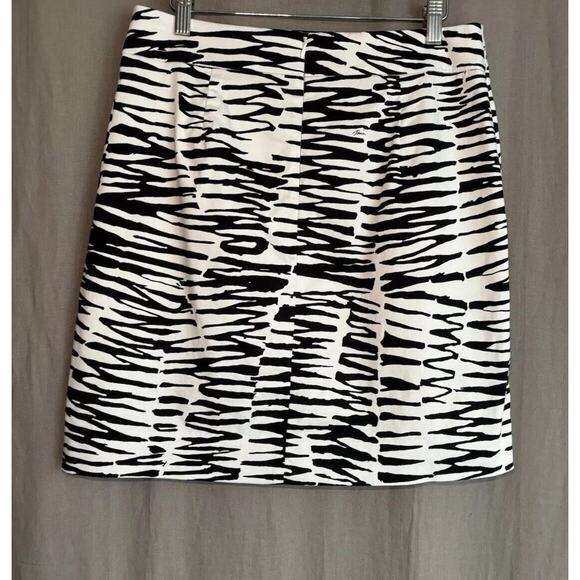 Banana Republic x Trina Turk Summer 2012 Zebra Print Pencil Skirt Lined ~ Size 8 - Picture 12 of 16